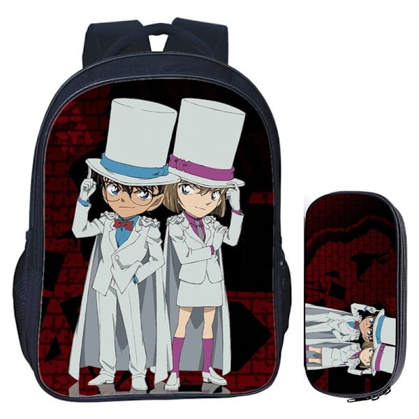 16 tommer tegneserie Anime Detective Conan rygsæksæt 2pcs 016