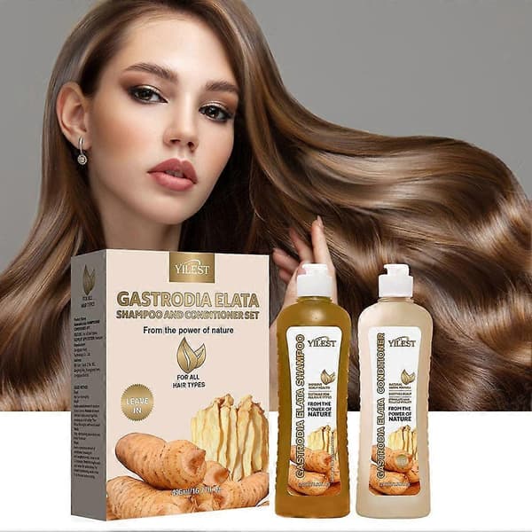 248ml * 2 Shampoo Set Smoothing Hair Repair Dry Moisturizing Refreshing Shampoo druvfrö