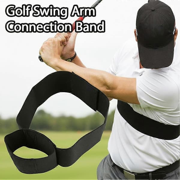 Golfsving Armforbindelsesbånd Nylon Elastisk Golfsving Træningshjælpemiddel