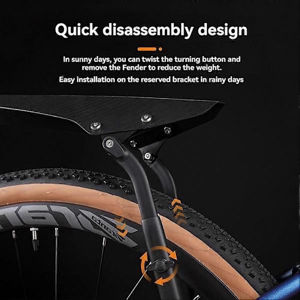 Cykel Stänkskärm Mjuk Plast Stänkskydd Stark Tålighet Landsvägscykel Skydd Tillbehör