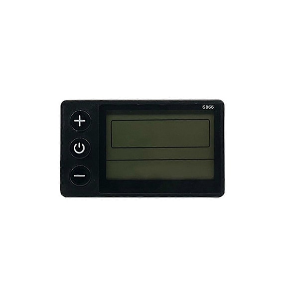 LCD-S866 Elektrisk Cykel Färg LCD Display Instrument 24V 36V 48V Elektrisk Cykel Modifiering, S