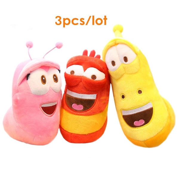 3kpl/erä Korean Anime Fun Insect Slug Creative Larva Pehmo T