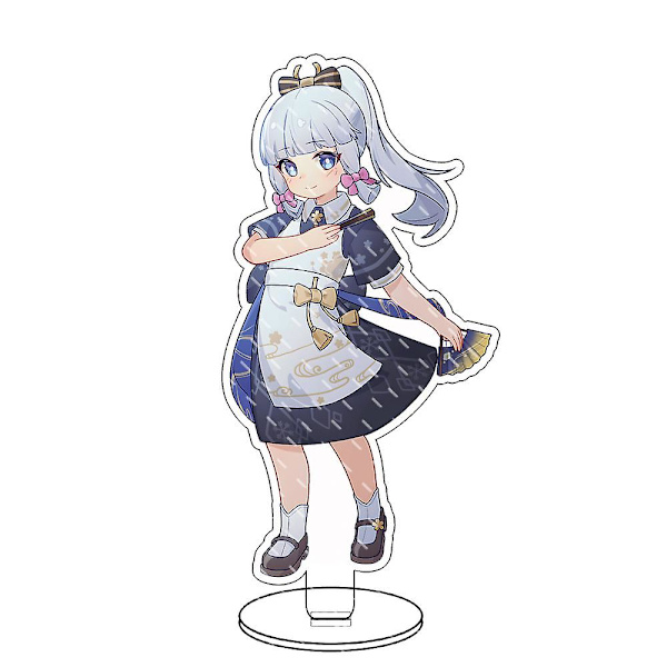 Spel Genshin Impact Figur Xiao Zhongli Klee Qiqi Hutao Venti Akryl Ställ Modell Platt Skrivbordsdekor Tillbehör Väska Fans Gåvor 11