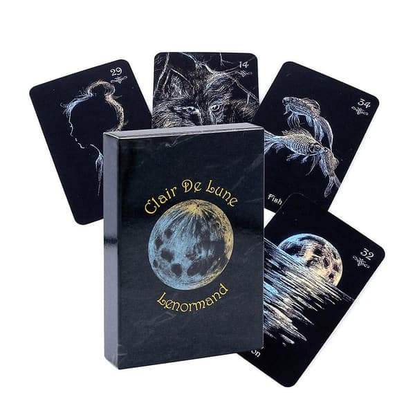 Most Claire de Le Norman Oracle Kort Fortune Telling Tarot Brettspill Auburn