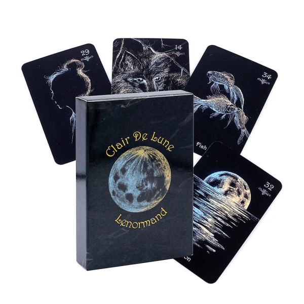 Most Claire de Le Norman Orakelkort Spådom Tarot Brädspel Plum