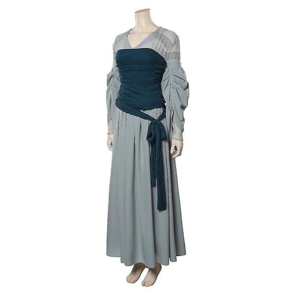 Galadriel Cosplay -asu, Haltiakuningattaren mekko, asut naisille, Halloween-juhla-asut naisille, roolileikki, korkea laatu XL