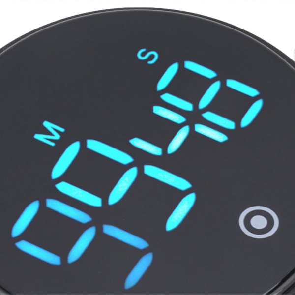 Digitalt køkkenur med magnetisk LED-display