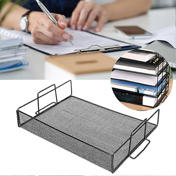Filarkiv Multilager Skrivbordsförvaring Organizer Korg Horisontell Brevställ