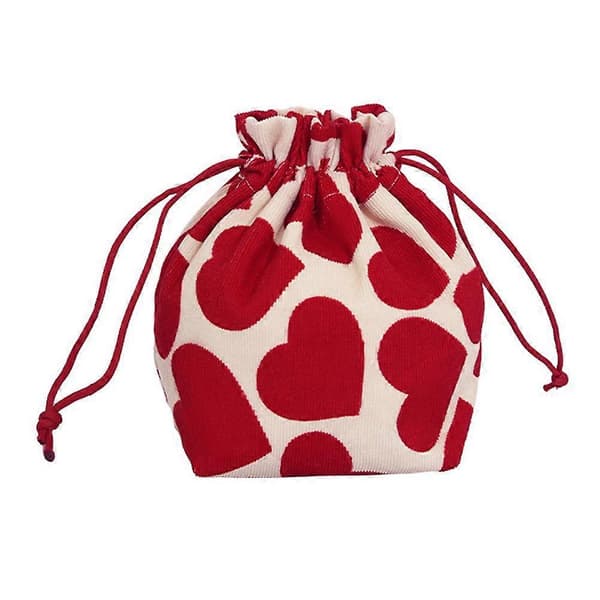 Kærlighed Håndholdt Makeuptaske, Essentiel Til Kvinders Rejser Drawstring bag S