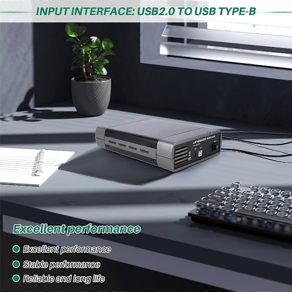 5.25 tum USB 2.0 SATA Externt Optisk Enhet Chassi Box Adapter för XP för PC EU-kontakt