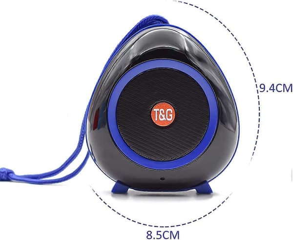 Mini Bluetooth-højttaler Bluetooth op til 10 meters afstand Lyseblå
