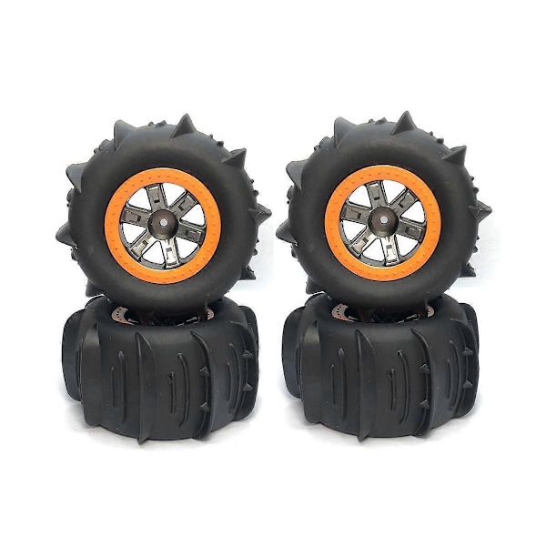 4 stk. 110 mm Paddeldekk Snø Sand Dekk Hjul for Xinlehong 9125 9116 9155 144001 124019 104009 RC C