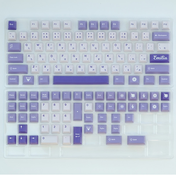 129-tasters cherry profil PBT keycaps Ice witch
