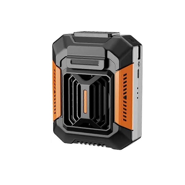 Vyötärölle ripustettava tuuletin USB ladattava mini kannettava tuuletin ulkoiluun, retkeilyyn, kiipeilyyn, juoksuun Sp
