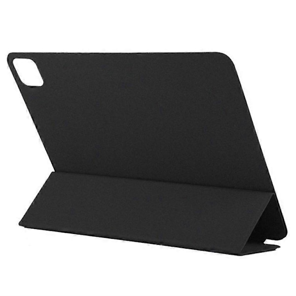 Kompatibelt Fodral för iPad Pro 11 (2024) PU Läder Tri-fold Ställ Magnetisk Stängning Tablet Skydd Black