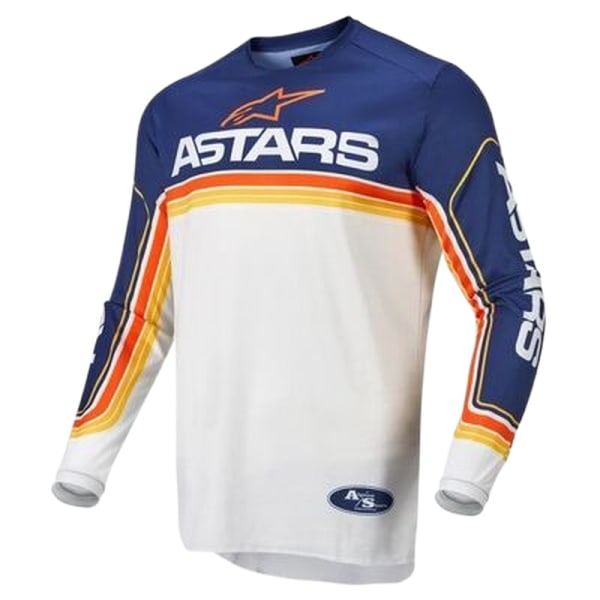 Sommer A stjerne udendørs sports cykel motorcykel langærmet downhill dragt åndbar T-shirt M