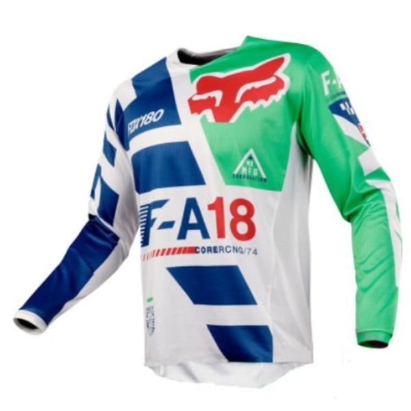 Kesän maastopyöräilyvaatteet nopeasti kuivuva hengittävä pitkähihainen T-paita style 1 XL