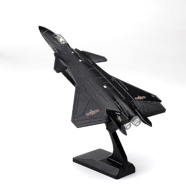 Flygplansmodell J-20 Jaktplan i Legering
