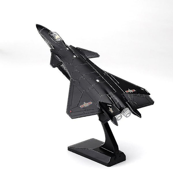 Flymodel J-20 Jagerfly i legering
