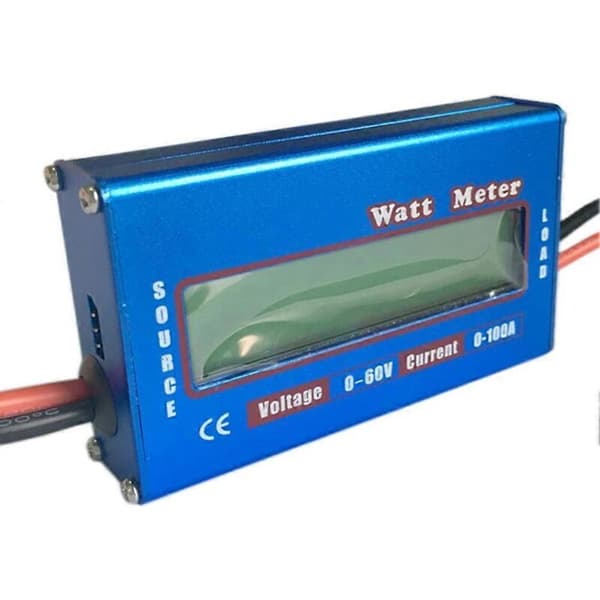 DC 60V 100A effektmätare, sol- och vindkraftsanalysator, LCD digital energimätare, DC effektanalysator.