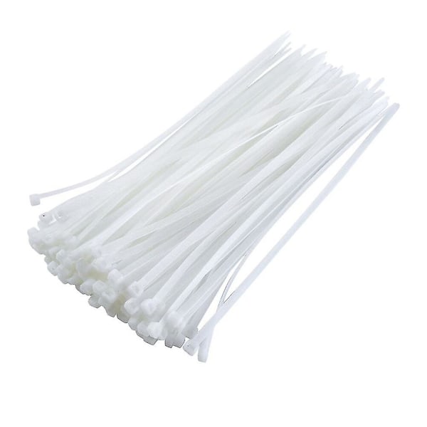 Kabelbindere UV-bestandige Nylon Resistente Wrap Lynlåsbånd Pakke Sort 101 Stk. Q