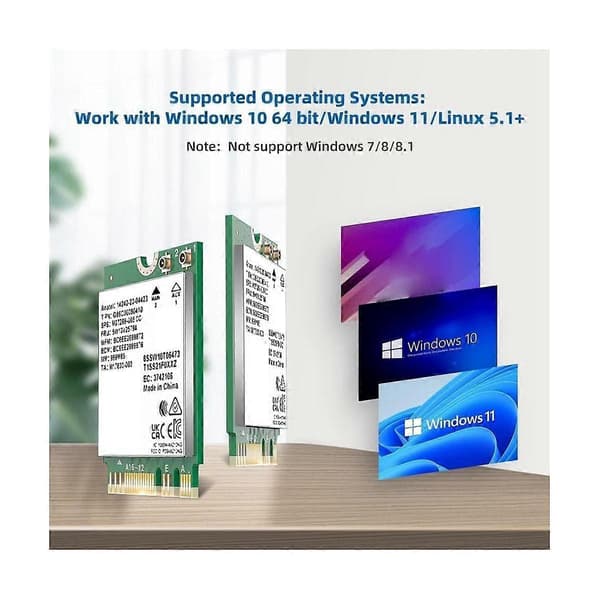 AX210 802.11AX Bluetooth 5.2 Trådløst Band Wi-Fi/Bluetooth Combo Adapter til Notebook Netværkskort