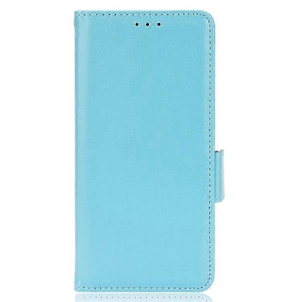 Yhteensopiva Asus ROG Phone 5 / ROG Phone 5s / ZS676KS / ZS673KS Litsi-kuvioinen PU-nahkainen puhelinkotelo magneettisella sulkimella varustettu lompakko St LightBlue