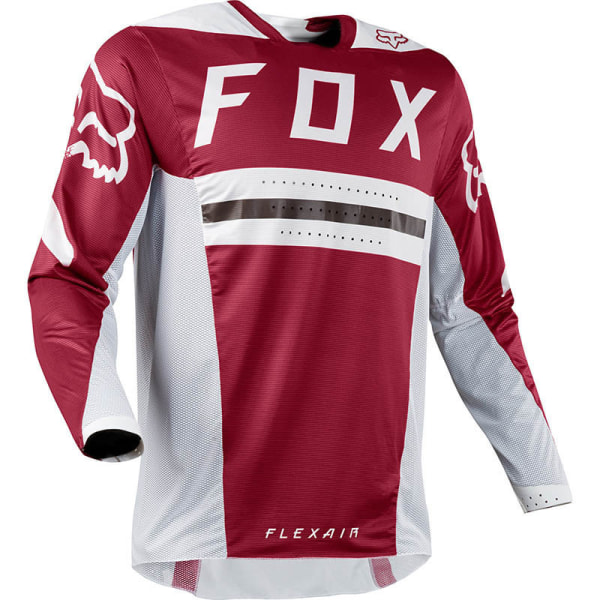 FOX kesän ulkoilupyöräilyyn sopiva pyöreäkauluksinen pitkähihainen nopeasti kuivuva hengittävä T-paita red XXXL