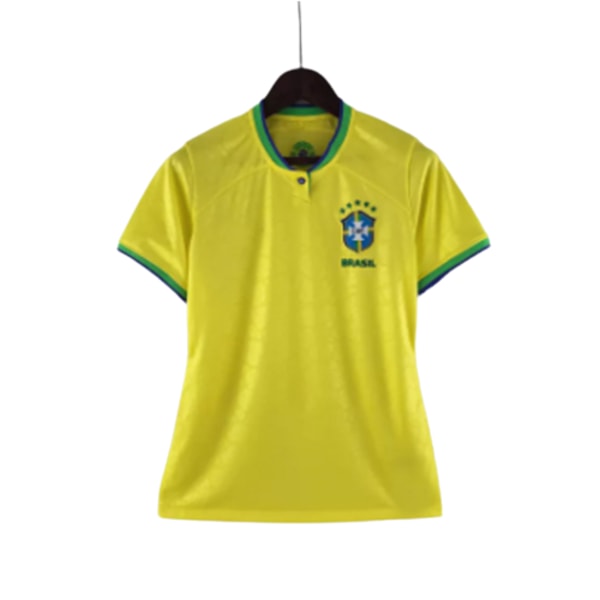 22-23 Brasilian naisten kotipelipaita, kustomoitu treenipuku, lyhythihainen pelipaita T-paita EvraNO.3 L
