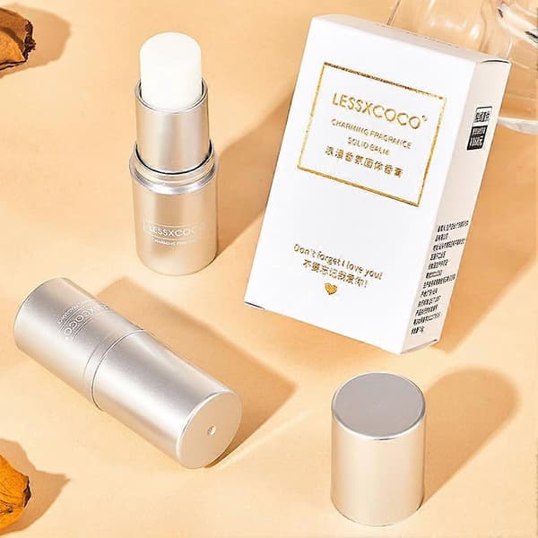 LESSXCOCO Charming Fragrance Body Solid Balm Natural Fresh Deodorant Förbjuden ros