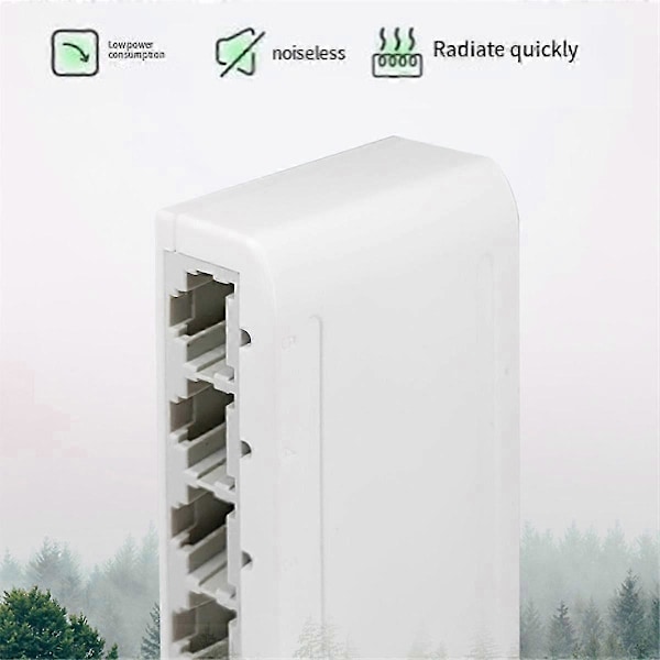 8 Port Data Switch, Netværks Hub, Desktop Ethernet Splitter, Plug & Play Skærmede Porte Blæserfri Støjsvag