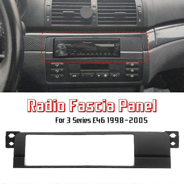 1 Din Autoradion kehyspaneeli adapteri - 3 Series E46 1999-2006