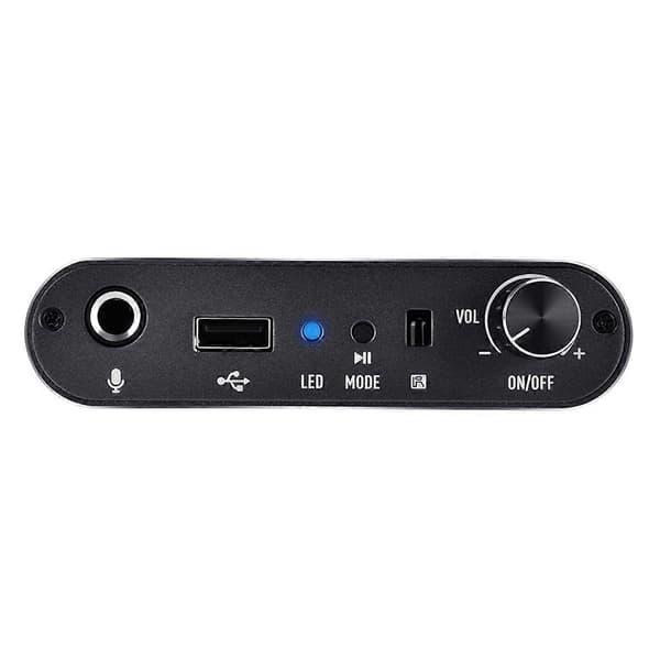 A1 Bluetooth 5.2 Audio Adapter Plug and Play Receiver med 3.5mm & R/L Udgange, U Disk Afspilning, IR