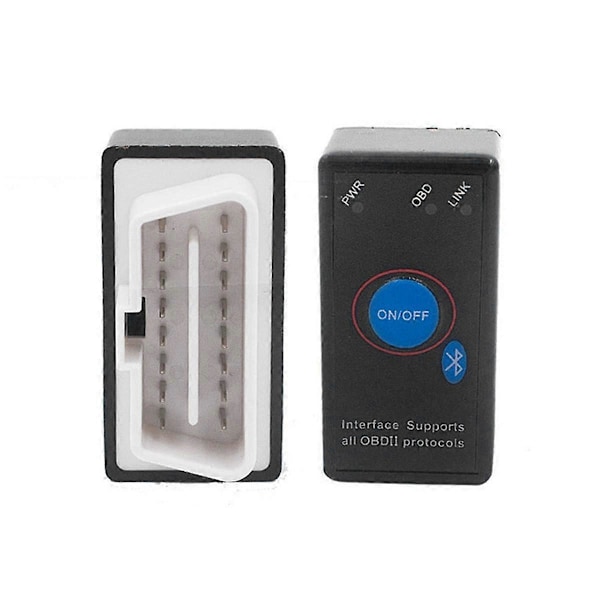 Bluetooth V1.5 OBD2 Auton diagnostiikkatyökalu virtakytkimellä V1.5 On/Off-painike autoskanneri