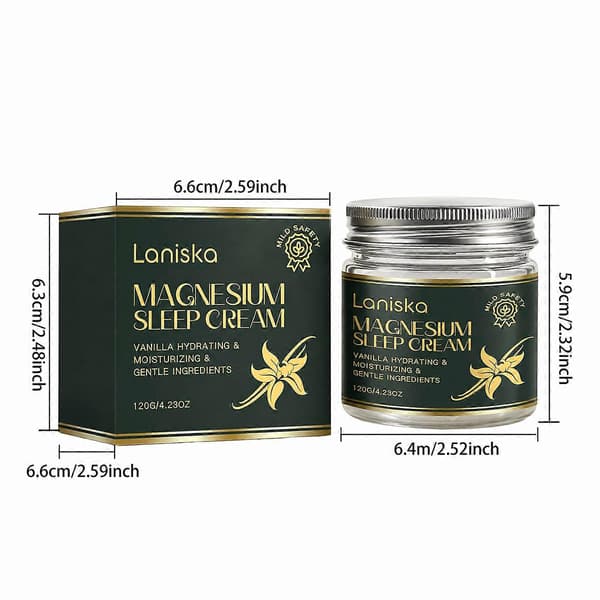 Magnesiumcreme Hurtigt absorberende kropskomfort til mænd og kvinder 3pcs