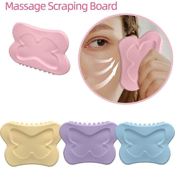 Silikone Meridian Slapping Board Afslappende Komfort Helkropsafslappende Massager Pink