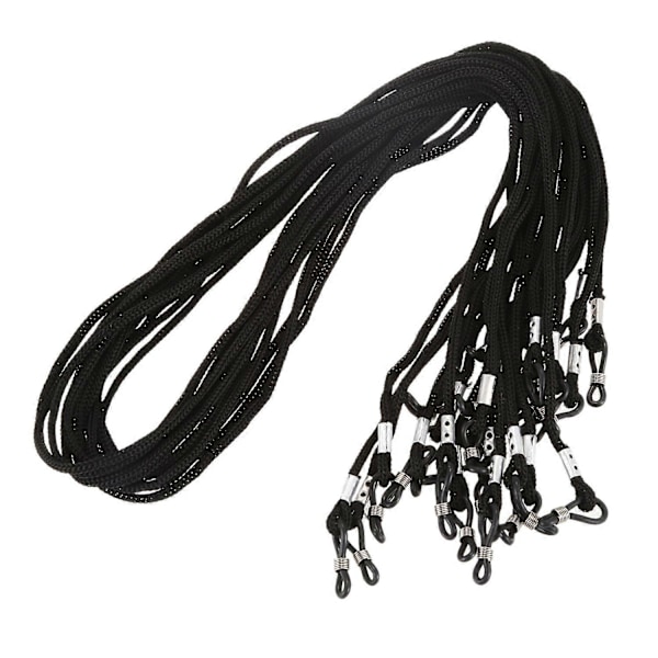 12 st Nylon Glasögon/Spektakel/Solglasögon/Glasögonhållare Halsband - Svart