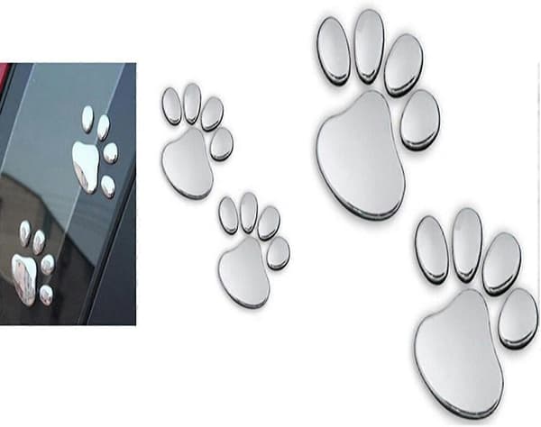10-pack Bilstickers (silver)