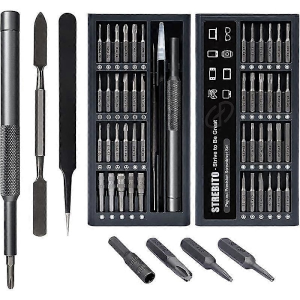 Skruvmejselset 50 i 1 Precisionsskruvmejselset, Elektronikverktygssats PC, Laptop, RC, Dator, P