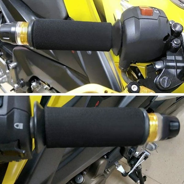 Universal Motorcykel Styr Svampedæksel, 2 stk. Motorcykel Styr Blødt Skum, Egnet Til De Fleste Motorcykelstyr.