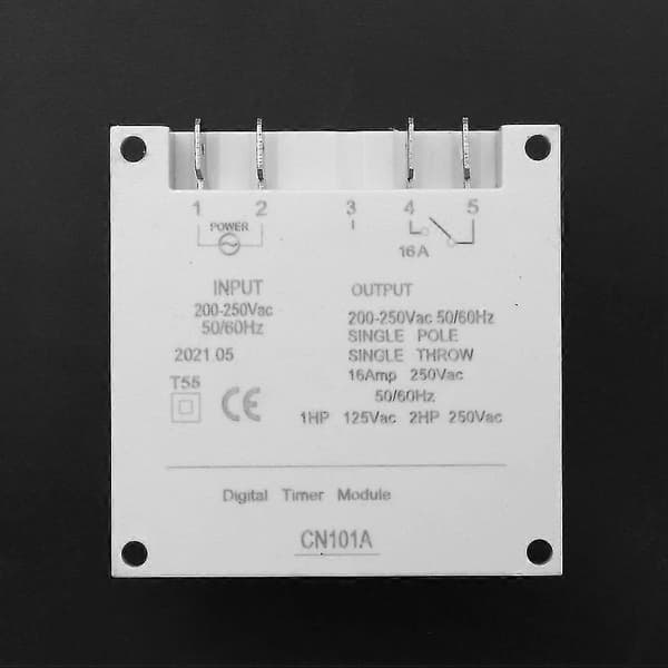 2x Ny LCD Digital Kontrollbar Programmerbar Timer DC 12V 16A Tid Relébryter