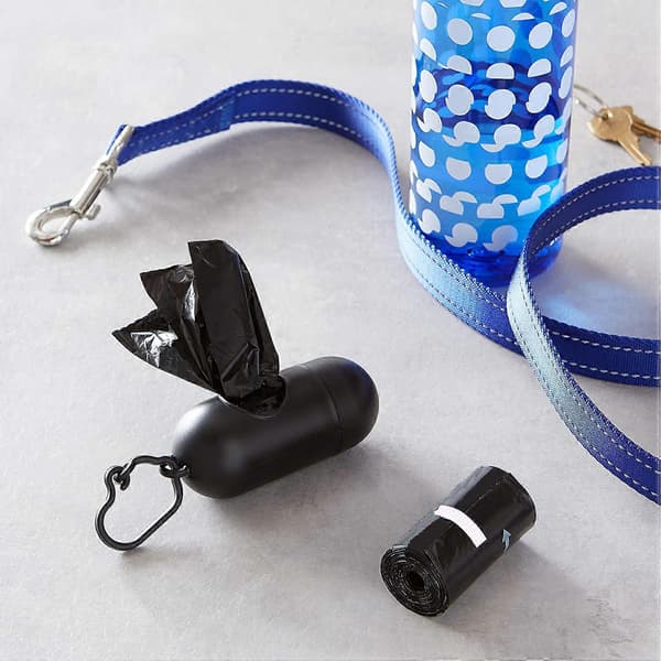 Basics hundepose med dispenser og båndklips