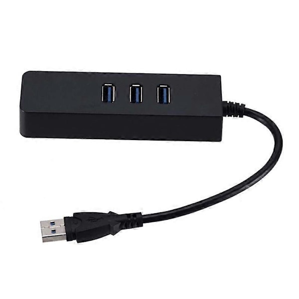 USB3.0 Gigabit Ethernet -sovitin, 3 porttia USB - RJ45 Lan -verkkokortti Macbook Mac -työasemalle
