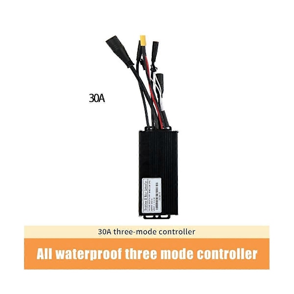 30A Tre-Mode Sinusbølge Ebike Controller til 36V 48V 750W1000W Elektrisk Cykel Motor Lithium Batt