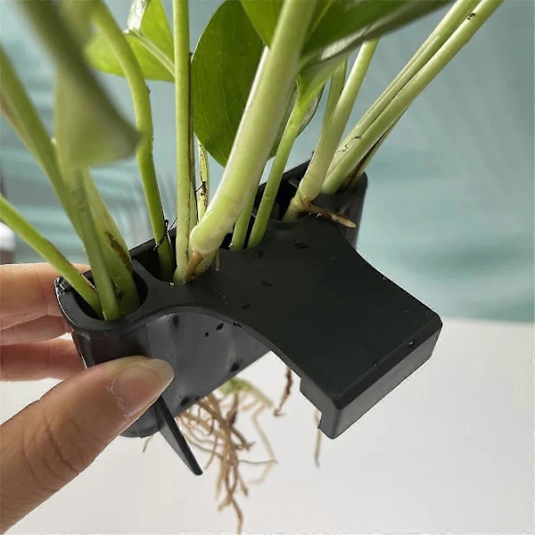 Akvarium Plantekasse Akvarium Plantekurv Akvariumdekorasjoner med Integrert Krok for Akvariumpotte