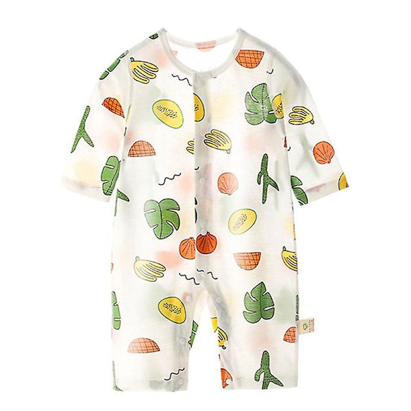 Söt Toddler Baby Sommar Kläder Bekväma Flickor Pojkar Hem Pyjamas Ytterkläder Blue 80cm