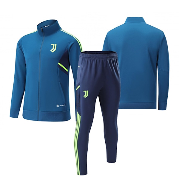 2324 Jalkapalloharjoitteluasu Pitkähihainen Aikuisten Pystykaulus Pitkä Vetoketjuasu Syksy- ja Talvipelipaita Valmistajat Pariisi Argentiina Juventus 3XL [height: 180-185cm]]