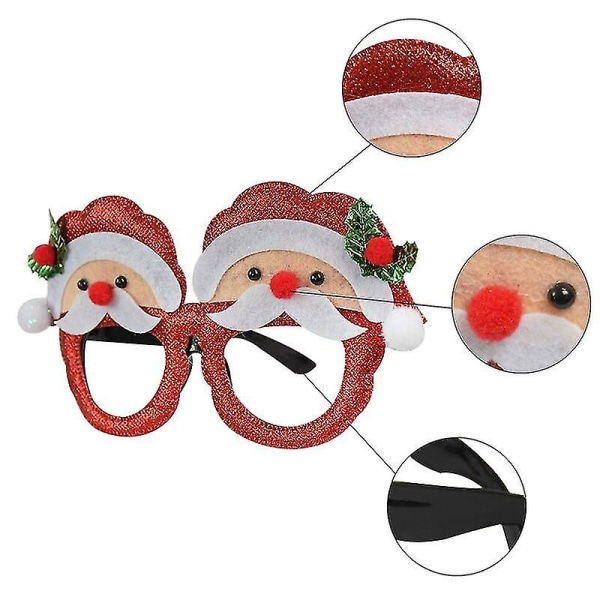 Julepynt Glædelig Jul Julemand Snemand Ramme G B03