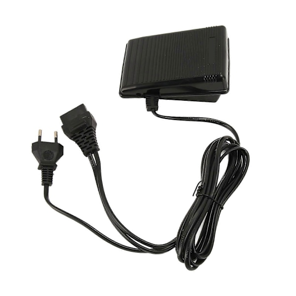 Fodpedal Anti-Slip 13,5 cm Lang 9 cm Bred Stabil Fod Hastighedskontrol Pedal til Syning EU Stik 220V