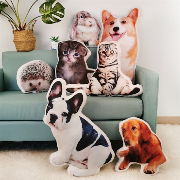 Personoitu valokuva DIY lemmikkityyny lelut nuket täytetty eläintyyny mukautettu koira kissa kuva tyyny joululahjat muistolahja Pictures of you 70cm